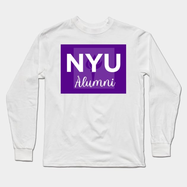 University of New York Alumni Long Sleeve T-Shirt by imsnos